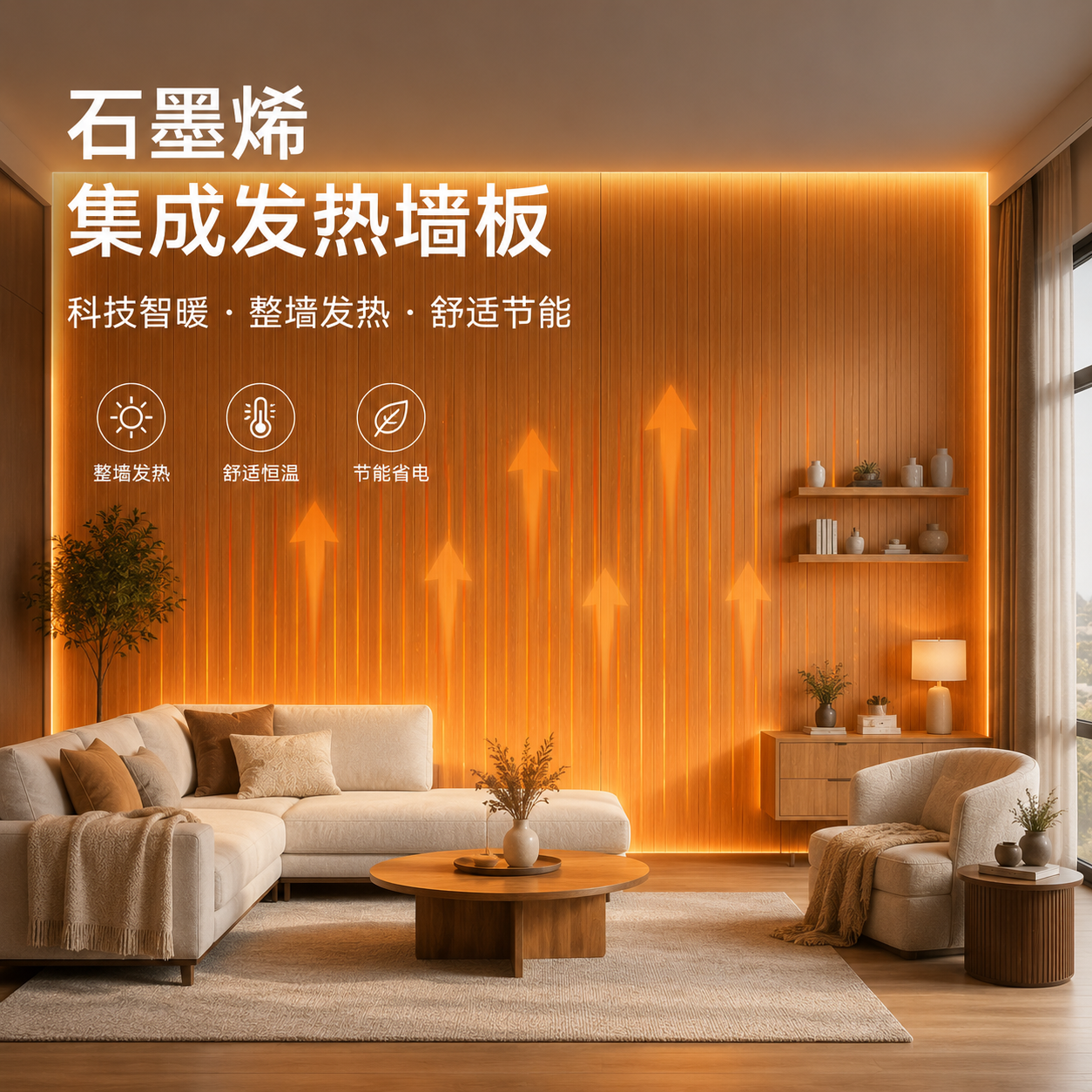 石墨烯集成发热墙板